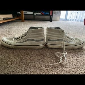 Grey Suede Hi-top Vans 10W 8.5M